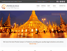 Tablet Screenshot of hawryluklegal.com